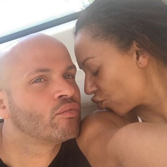 Mel B pose avec Stephen Belafonte sur Instagram.