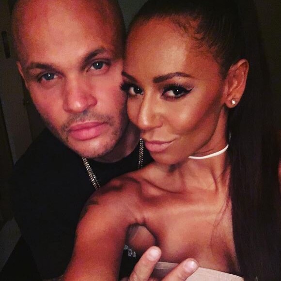 Mel B pose avec Stephen Belafonte sur Instagram.