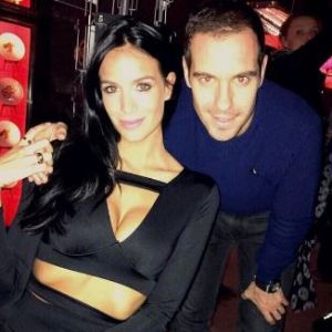 Jade Foret en robe sexy pour dîner avec le joueur de tennis Richard Gasquet, le 2 avril 2017.