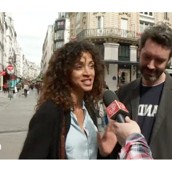 Noemie Lenoir est repartie avec Xavier, un inconnu. Emission "Il en pense quoi Camille ?" sur C8, le 4 avril 2017.