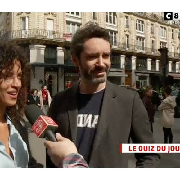 Noemie Lenoir est repartie avec Xavier, un inconnu. Emission "Il en pense quoi Camille ?" sur C8, le 4 avril 2017.