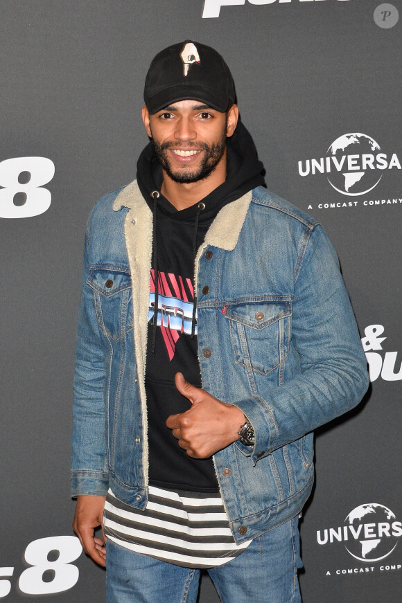 Brahim Zaibat à la première de "Fast & Furious 8" au Grand Rex à Paris, le 5 avril 2017. © Guirec Coadic/Bestimage