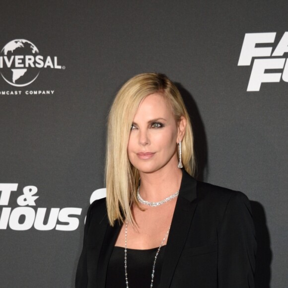 Charlize Theron lors de la première de Fast & Fourious 8, Le Grand Rex, Paris, le 5 avril 2017.