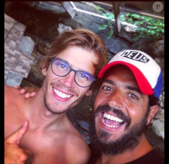 Bruno et Cyril de "The Island, les naufragés", Instagram, 2017