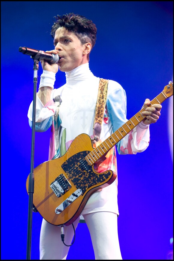 Concert de Prince à Arras pour le Main Square festival, le 9 juillet 2010.