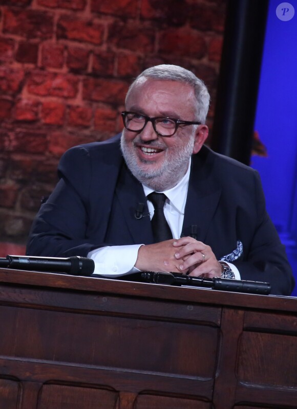 Exclusif - Dominique Farrugia - Enregistrement de l'émission "La Très Grosse Emission" présentée par Cyril Hanouna et Dominique Farrugia à la Plaine Saint-Denis le 24 mai 2016. L'émission sera diffusée le 28 juin à 21 heures sur Canal + © Denis Guignebourg/Bestimage
