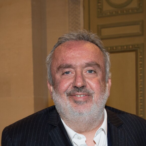 Dominique Farrugia - Remise de la Médaille d'Or de l'Académie des Arts et Techniques du Cinéma à Luc Besson par Alain Terzian, à la Monnaie de Paris, le 19 janvier 2015.