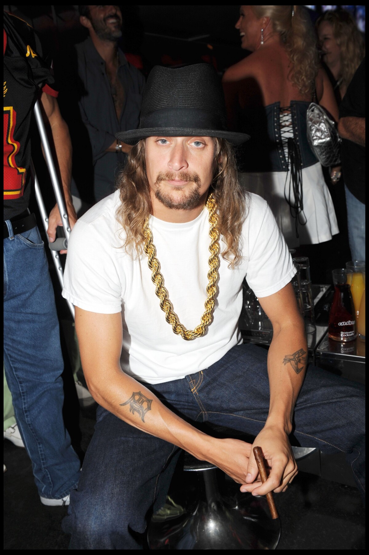 Vip Rocks Kid Photo : Kid Rock au VIP ROOM de Saint Tropez en 2008. - Purepeople