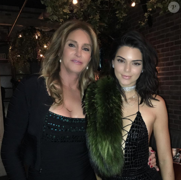 Caitlyn Jenner avec sa fille Kendall en novembre 2016