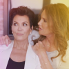 Caitlyn Jenner avec son ex-femme Kris Jenner dans une photo promotionnelle pour sa télé-réalité "I Am Cait" en avril 2016