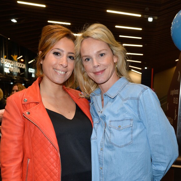 Semi-Exclusif - Léa Salamé enceinte et Vanessa Burggraf - Michaël Gregorio fête ses 10 ans de carrière avec son spectacle "J'ai 10 ans!" à l'AccorHotel Arena à Paris, le 16 décembre 2016. © Coadic Guirec/Bestimage
