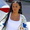 Melanie Brown (Mel B) retire de l'argent dans un ATM à West Hollywood, le 15 avril 2017  Former Spice Girl, Mel B was seen out at the bank pulling some cash from the ATM in West Hollywood, California on April 15, 2017.15/04/2017 - Los Angeles