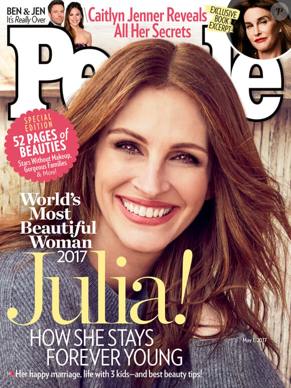 Julia Roberts en couverture du magazine People.
