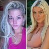 Jessica Thivenin, avec et sans maquillage.