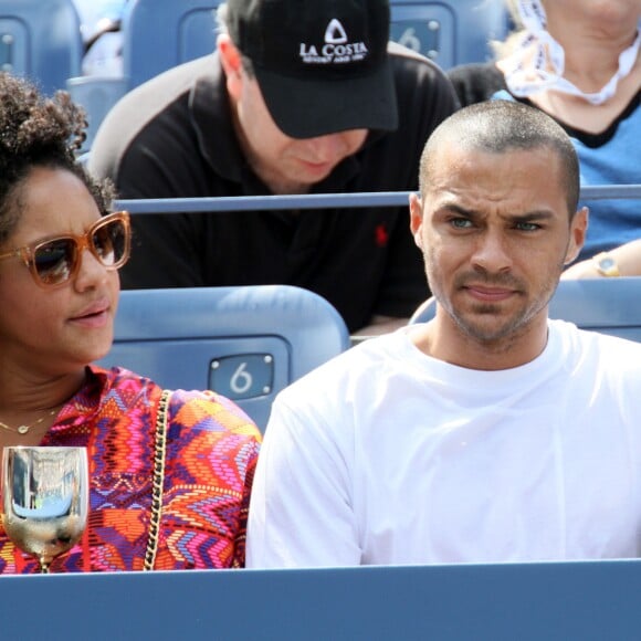 Aryn Drake-Lee et Jesse Williams à l'US Open. New York, septembre 2012.