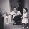 Yoann Offredo avec sa fille Aimy.