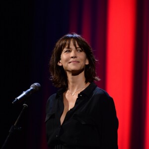 Sophie Marceau - Remise du Lion d'Or à Jean-Paul Belmondo pour l'ensemble de sa carrière lors du 73e Festival du Film de Venise, la Mostra. Le 8 septembre 2016