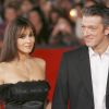 Monica Bellucci et Vincent Cassel à Rome le 23 octobre 2008.