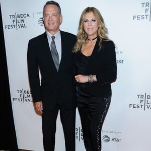 Tom Hanks et sa femme Rita Wilson à la première de ''The Circle'' lors du Festival du Film Tribeca à New York, le 26 avril 2017 © Mario Santoro/AdMedia via Zuma/Bestimage