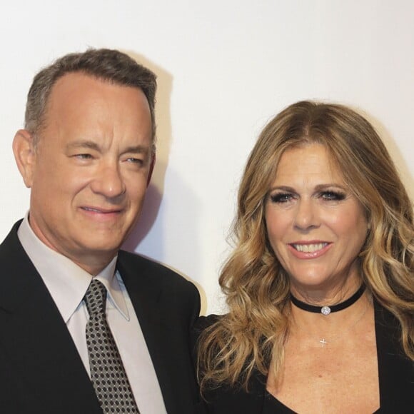 Tom Hanks et sa femme Rita Wilson à la première de ''The Circle'' lors du Festival du Film Tribeca à New York, le 26 avril 2017 © Mario Santoro/AdMedia via Zuma/Bestimage