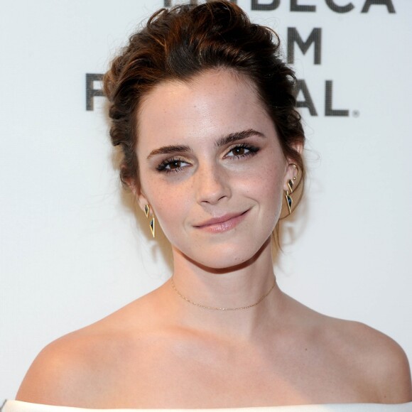 Emma Watson lors de la première de ''The Circle'' lors du Festival du Film de Tribeca à New York, le 26 avril 2017