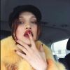 Photo de Bella Hadid. Avril 2017.
