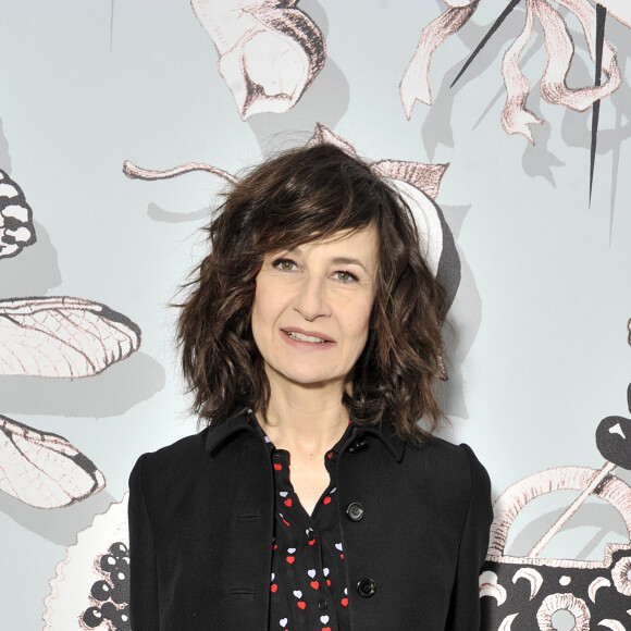 Valérie Lemercier - People au défilé Haute Couture Schiaparelli Printemps-Eté 2016 à Paris le 25 janvier 2016. © Olivier Borde/Bestimage