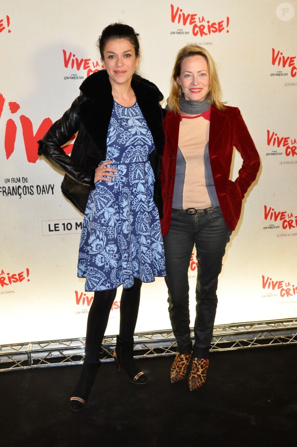 Jovanka Sopalovic et Gabrielle Lazure - Avant-première du film "Vive la crise !" au cinéma Max Linder à Paris le 2 mai 2017. © Coadic Guirec/Bestimage02/05/2017 - Paris