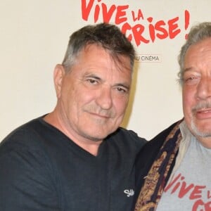 Jean-Marie Bigard et Jean-Claude Dreyfus - Avant-première du film "Vive la crise !" au cinéma Max Linder à Paris le 2 mai 2017. © Coadic Guirec/Bestimage