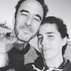 Vahina Giocante avec son amoureux, avec qui elle est en couple depuis deux ans.