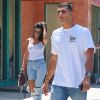 Exclusif - Kourtney Kardashian et Younes Bendjima se baladent dans les rues de West Hollywood le 2 mai 2017.