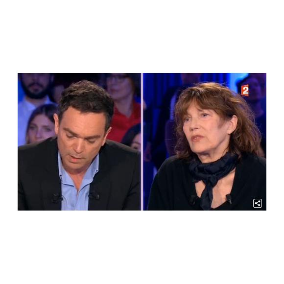 Jane Birkin faisait partie des invités de Laurent Ruquier dans le numéro d'On n'est pas couché diffusé le 6 mai 2017.
