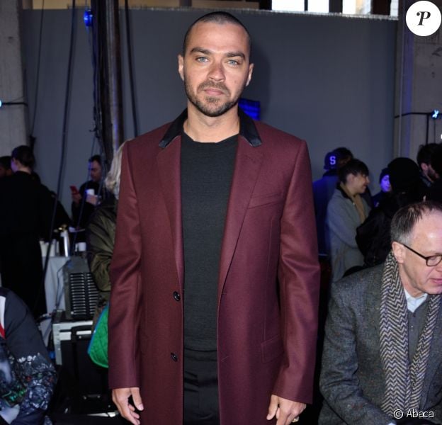 Jesse Williams à la présentation de la collection automne/hiver 2017-2018 de Lanvin lors de la Fashion Week de Paris le 22 janvier 2017.