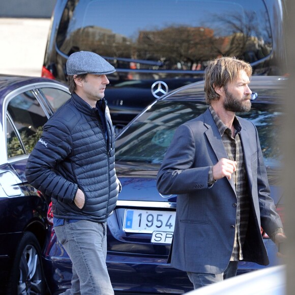 Luke Wilson et Andrew Wilson, les frères de Owen Wilson visitent Madrid, le 1er février 2016.