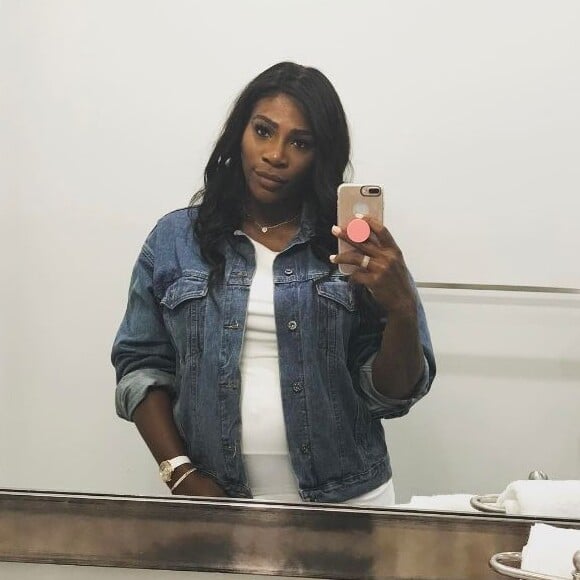 Serena Williams a partagé photo et vidéo sur Instagram le 9 mai 2017.