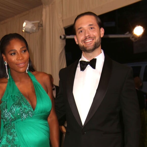 Alexis Ohanian et sa fiancée Serena Williams enceinte - Les célébrités arrivent au MET 2017 Costume Institute Gala sur le thème de "Rei Kawakubo/Comme des Garçons: Art Of The In-Between" à New York le 1er mai 2017. © Sonia Moskowitz/Globe Photos via ZUMA Wire