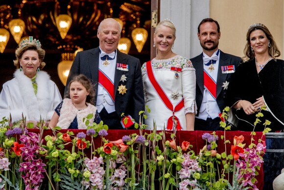 Photo La Famille Royale De Norv ge Au Balcon Du Palais Oslo Le 9 Photo La Famille Royale De Norv ge Au Balcon Du Palais Oslo Le 9