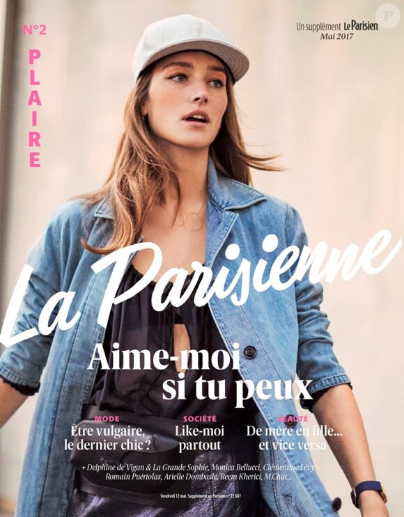 Couverture du N02 du magazine La Parisienne, mai 2017.