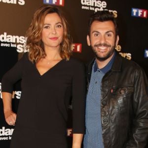 Sandrine Quétier et Laurent Ournac au photocall de l'émission "Danse Avec Les Stars - Saison 7" à Boulogne-Billancourt, le 28 septembre 2016. © Denis Guignebourg/Bestimage