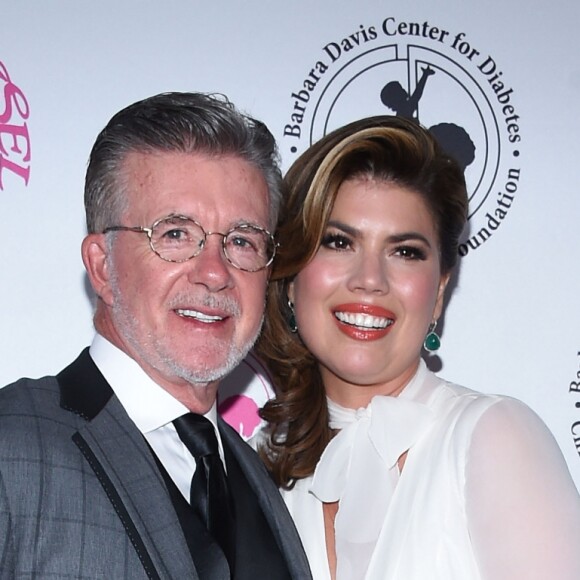 Alan Thicke et sa femme Tanya Callau à la soirée caritative "Carousel of Hope 2016" à l'hôtel Beverly Hilton. La soirée réunit des fonds au profit des enfants diabétiques. Los Angeles, le 8 octobre 2016.