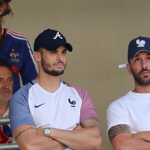 Baptiste Giabiconi - People assistent à la demi-finale de l'Euro 2016 Allemagne-France au stade Vélodrome à Marseille, France, le 7 juillet 2016. © Cyril Moreau/Bestimage