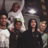 En Story sur sa page Instagram, Paris Jackson a publié une photo d'elle avec son frère Blanket et des amis en train de dîner. Image datée du 16 mai 2017