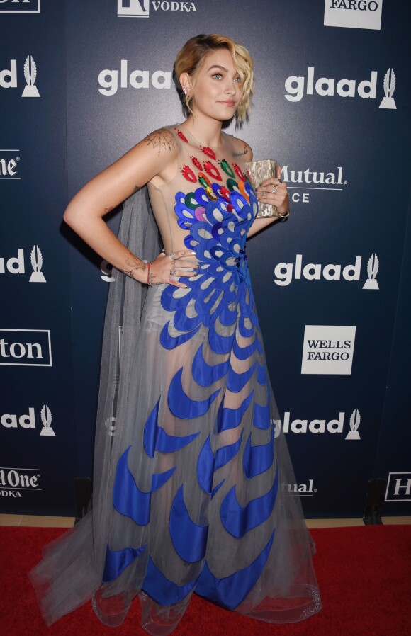 Paris Jackson à la 28ème soirée annuelle GLAAD Media Awards à Los Angeles, le 2 avril 2017 © CPA/Bestimage