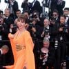 Victoria Abril (robe Gemy Maalouf) - Montée des marches du film "The Immigrant" lors du 66e festival du film de Cannes. Le 24 mai 2013