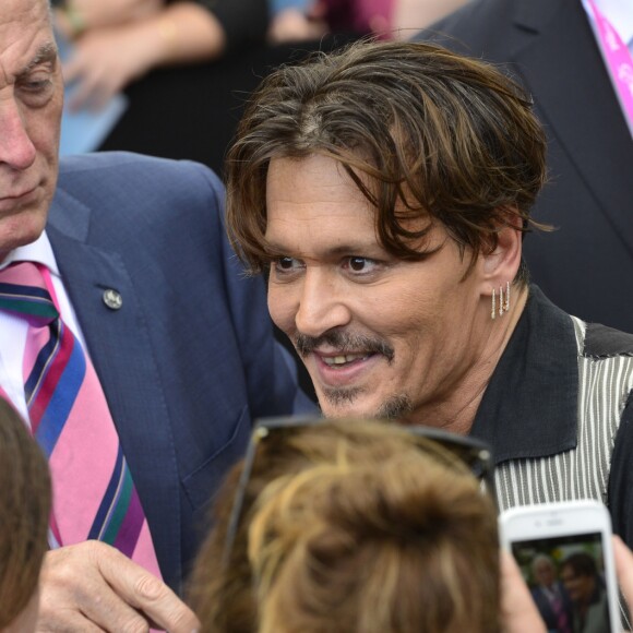 Johnny Depp à Disneyland Paris le 15 mai 2017 © DisneylandParis via Bestimage