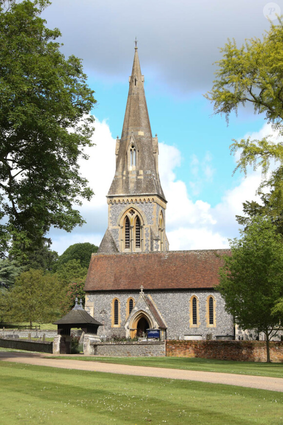 Derniers préparatifs à l'église St Mark où vont se marier Pippa Middleton et James Matthews à Englefield le 18 mai 2017.  St Marks church Englefield has final preparations for pippa middle tons wedding on May 18, 2017.18/05/2017 - Englefield