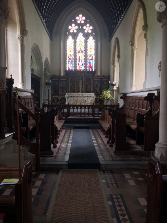 Exclusif - L'église St-Mark où vont se marier Pippa Middleton et James Matthews le 20 mai 2017. Les visiteurs ont déjà laissé plusieurs mots de félicitations dans le registre de l'église. Berskire, le 8 mai 2017.  Exclusive - Germany call for price - St Mark's Church in Englefield, Berkshire where Pippa Middleton is due to marry James Matthews later this month. Visitors to the church have left written messages wishing the couple a happy wedding day. May 8th, 2017.08/05/2017 - Berkshire