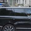 Kate Middleton au volant de son Range Rover à Londres, de retour au palais de Kensington après une ultime répétition pour le mariage de sa soeur Pippa à Englefield.
