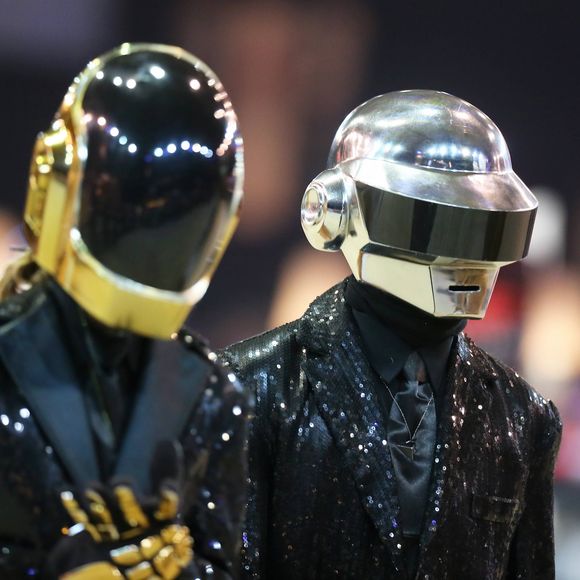 Daft Punk - Gala de charité de l'Amade lors du troisième jour du Gucci Paris Masters 2014 à Villepinte le 6 decembre 2014.