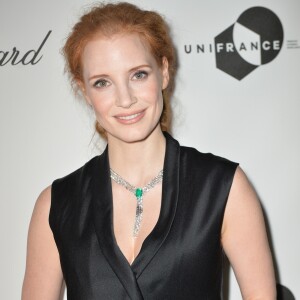 Semi-exclusif - Jessica Chastain - Madame Figaro, Chopard et UniFrance s'associent pour célébrer le temps du dîner "Cannes French Party" le rayonnement du cinéma français dans le monde sur La terrasse By Albane lors du 70e festival de Cannes le 18 mai 2017. © Veeren/Bestimage